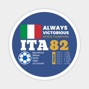 SOCCER TEAM WORLD CHAMPION ITALIA Magnet